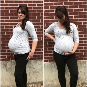 H&M Three Quarter Sleeve T-Shirt